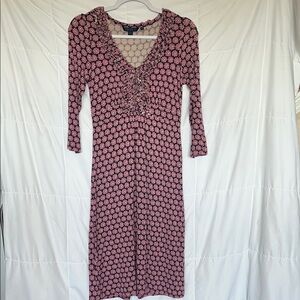 Boden Jersey Knit Dress 8R | Lightweight Viscose Rayon | Casual Summer S…